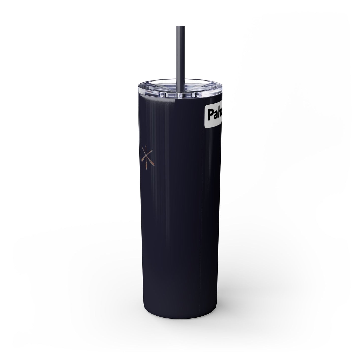 Iowa 20oz Skinny Tumbler with Native Dreamcatcher Design - 'Pahodje' Travel Straw Cup