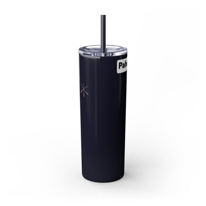 Iowa 20oz Skinny Tumbler with Native Dreamcatcher Design - 'Pahodje' Travel Straw Cup