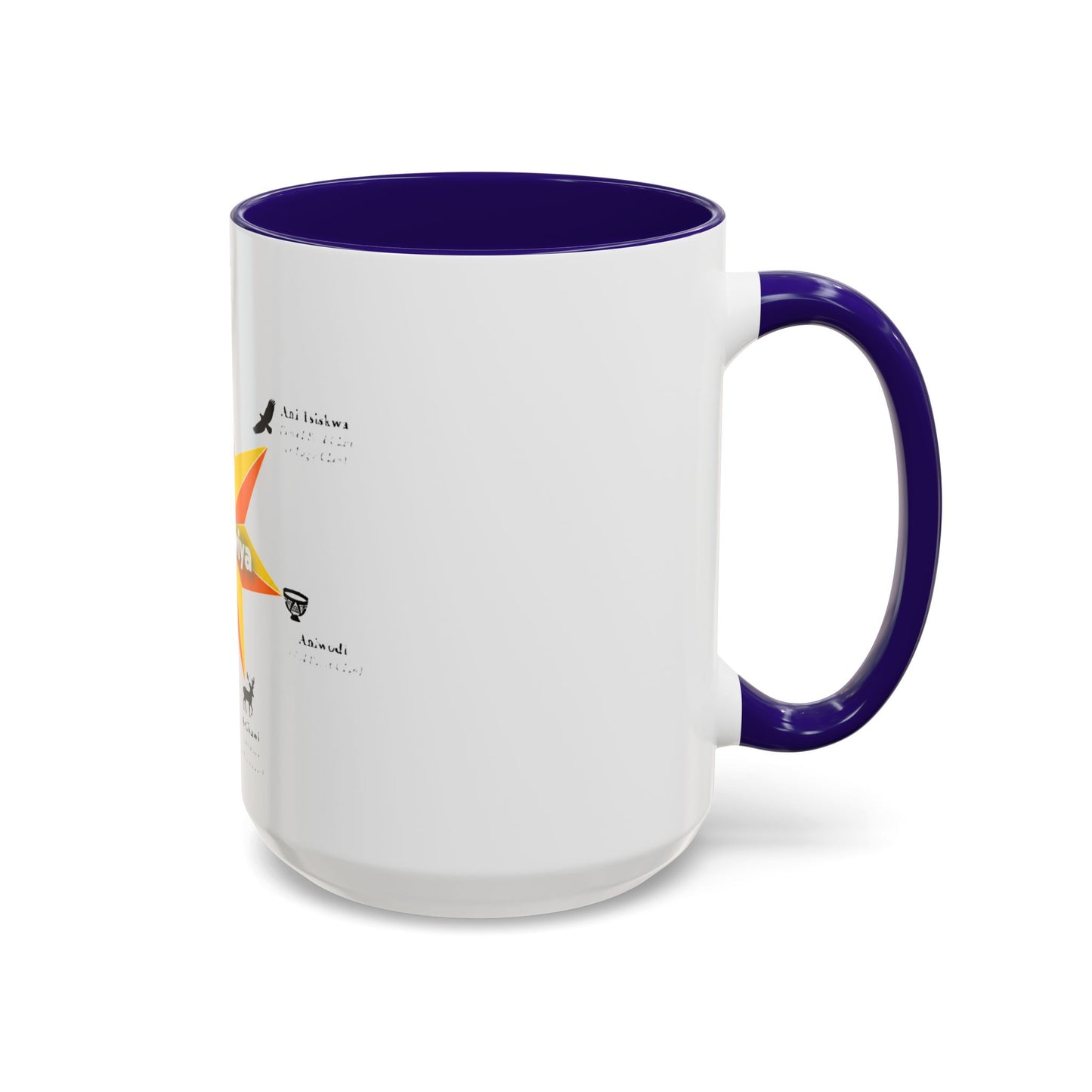 Aniyunwiya Star Map Coffee Mug — Native Seneca/Onondaga Language Names