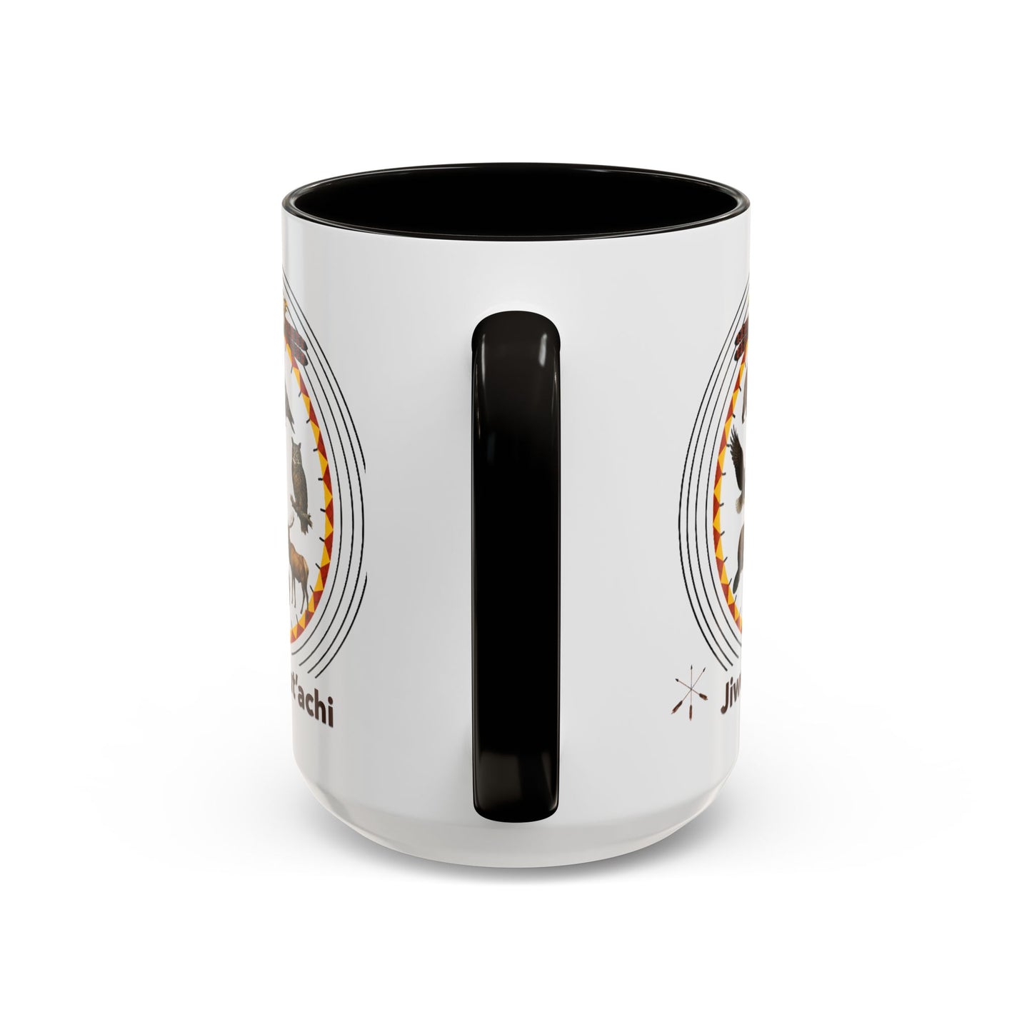 Otoe Missouria Native Animal Circle Mug – 'Jiwere-Nut'achi' Illustrated Coffee Cup (11oz/15oz)