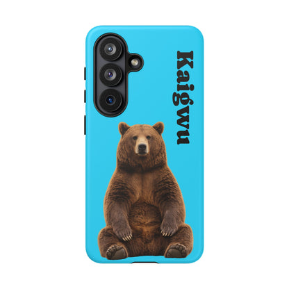 Kiowa Tough Cases: Personalized Kaigwu Tough Phone Case with Horse Rider Design