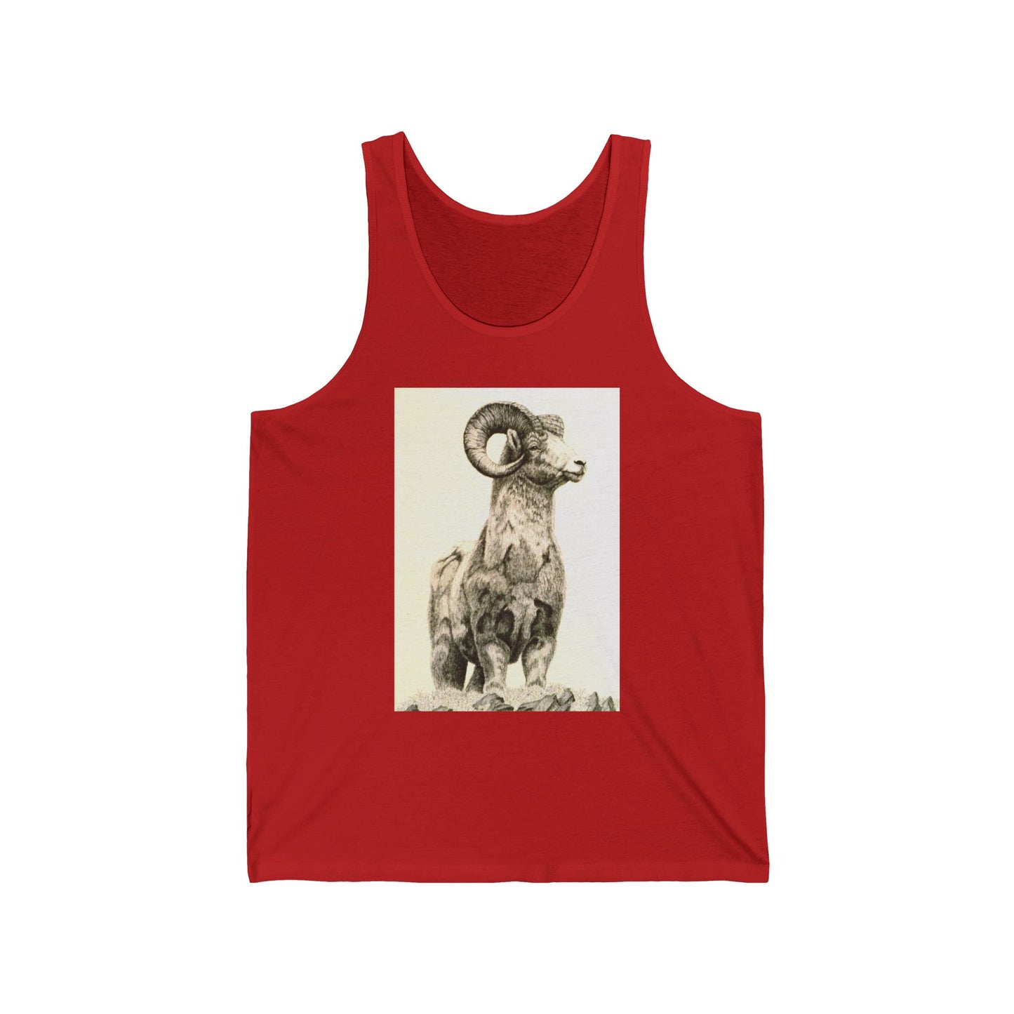 Ram Skull & Arrow Tank Top — Rustic Boho Graphic Tank