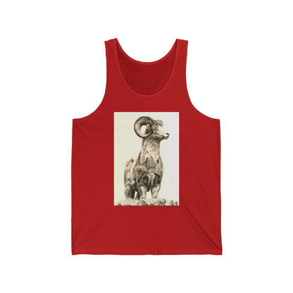 Ram Skull & Arrow Tank Top — Rustic Boho Graphic Tank