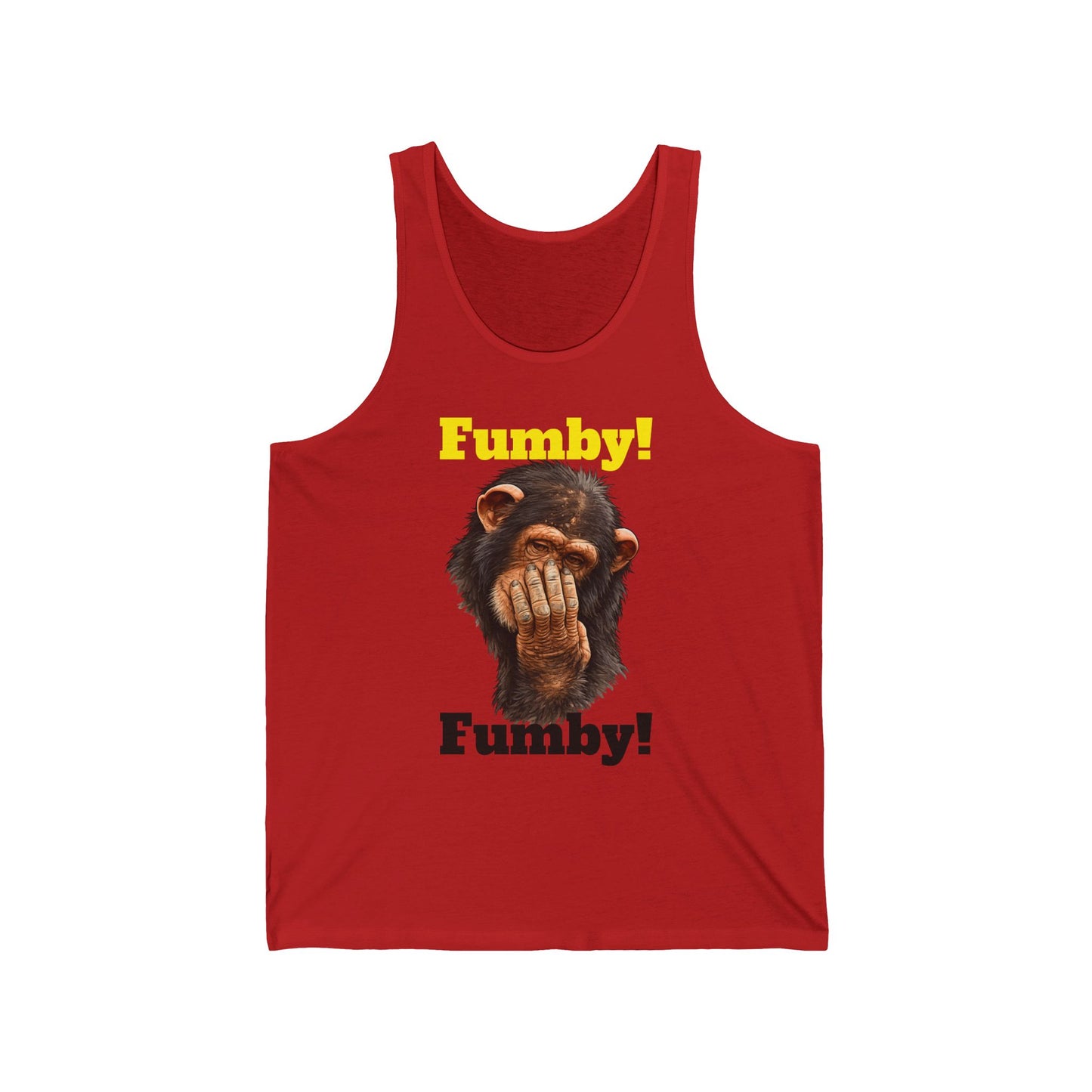 Fumby! Funny Monkey Tank Top — Quirky Graphic Summer Tank