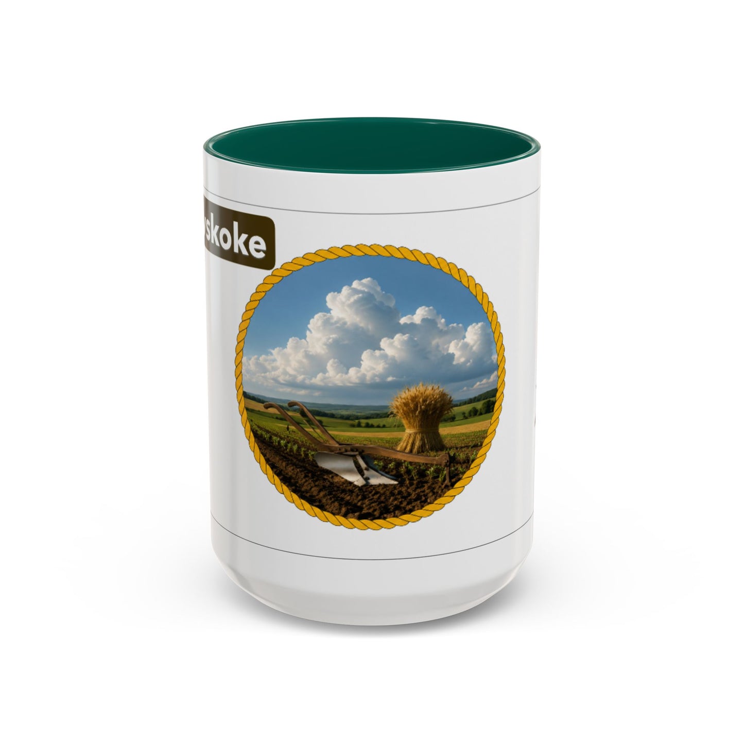 Muscogee Scenic Harvest Coffee Mug – Rustic Countryside Landscape 11oz/15oz