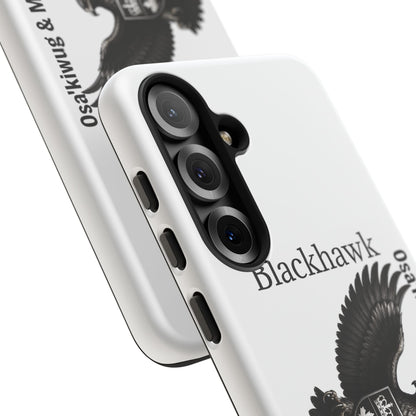 Sac&Fox Phone Case — 'Blackhawk' Raven Crest Protective Tough Case