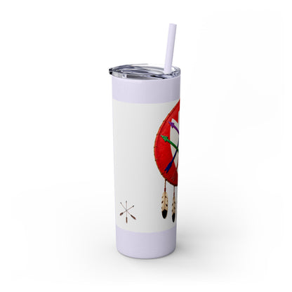 Peoria 20oz Skinny Tumbler with Dreamcatcher Shield Design