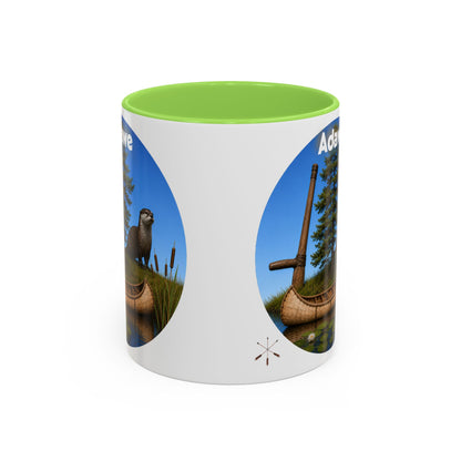 Ottawa Adawe Otter Canoe Mug — Nature Wildlife Coffee Cup (11oz & 15oz)