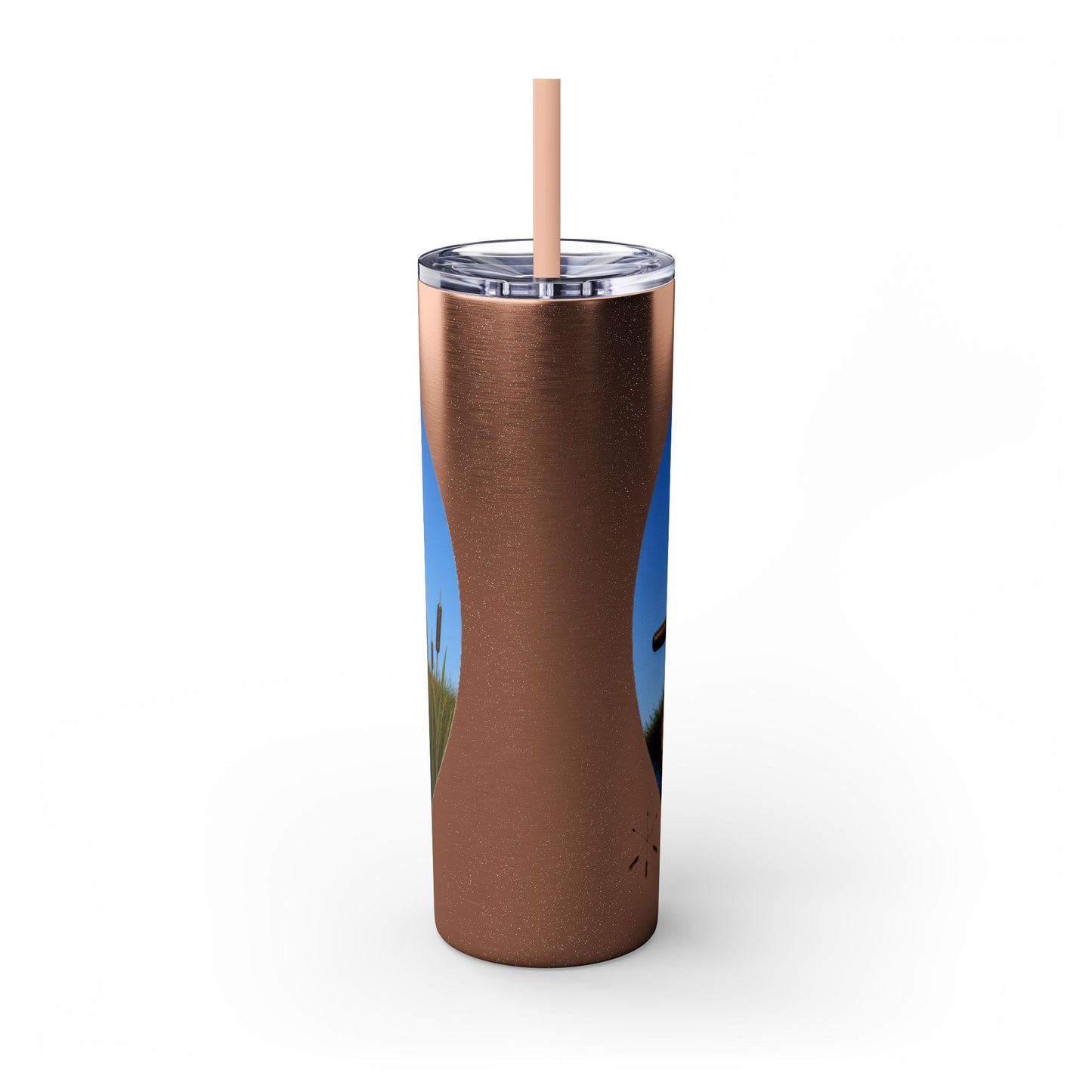 Ottawa Adawe Canoe Skinny Tumbler — 20oz Insulated Travel Cup with Straw