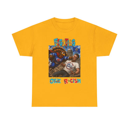 Turkey T-Shirt — Retro Comic 'Stop Racism' Graphic Tee
