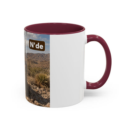 Ft. Sill Apache Desert Scene Coffee Mug — 'N'de' Southwest Landscape 11/15oz