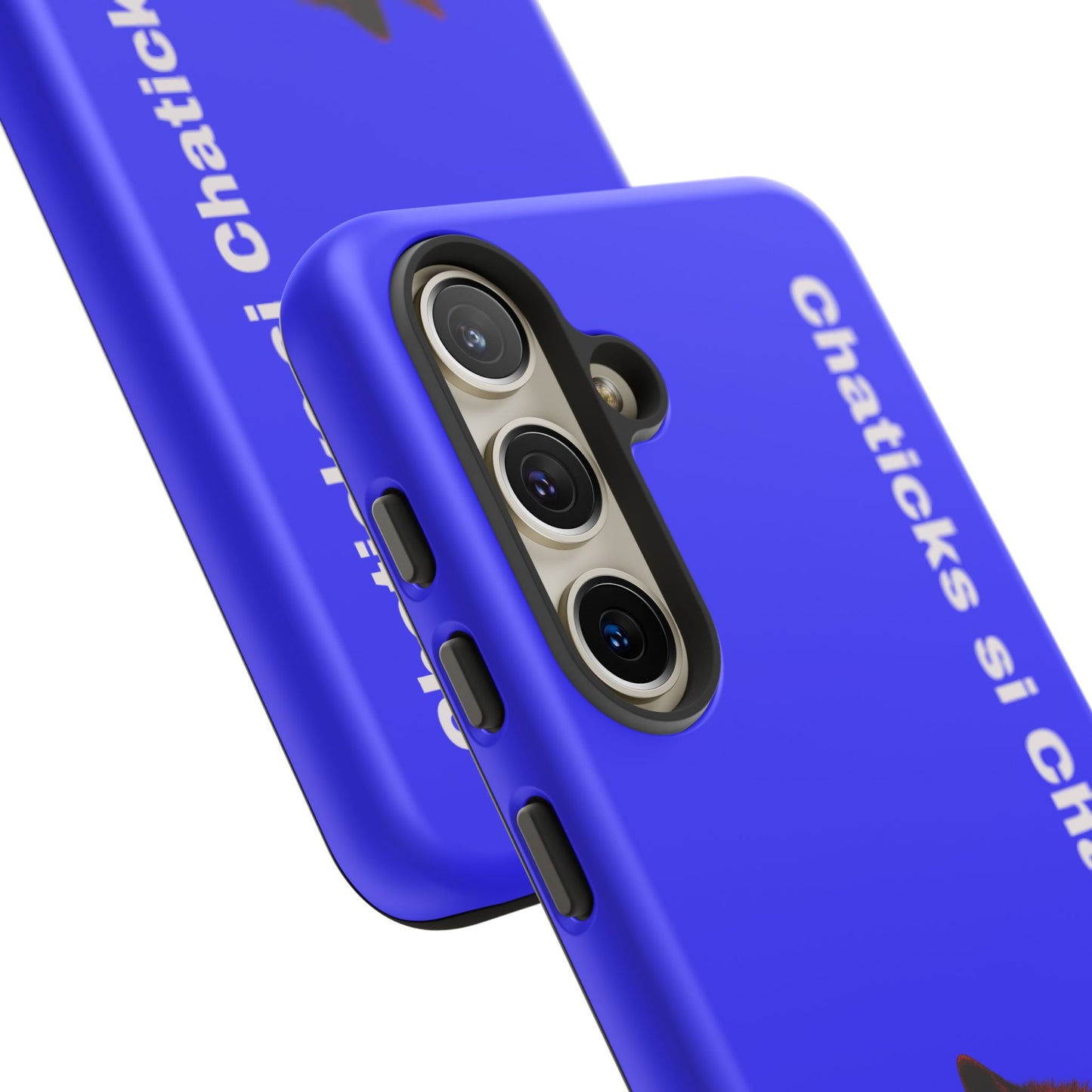 Pawnee Phone Case — Blue 'Chaticks si Chaticks' Wolf Logo Tough Case
