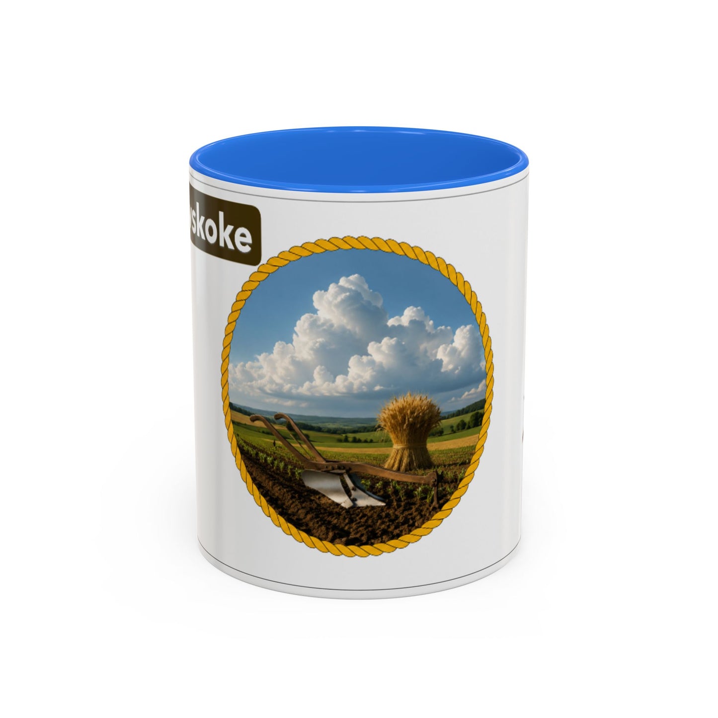 Muscogee Scenic Harvest Coffee Mug – Rustic Countryside Landscape 11oz/15oz