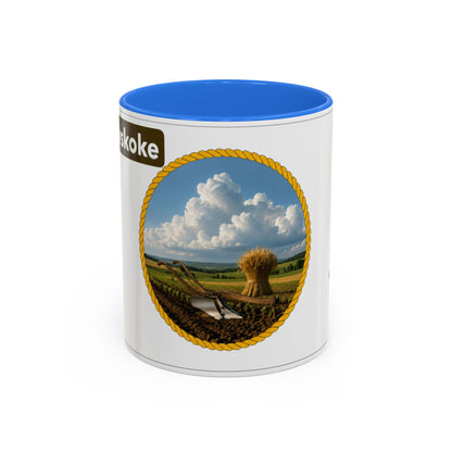 Muscogee Scenic Harvest Coffee Mug – Rustic Countryside Landscape 11oz/15oz