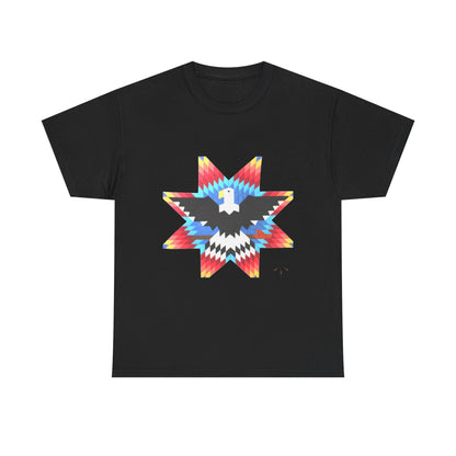 Native Star Eagle Graphic Tee with Arrow Backprint