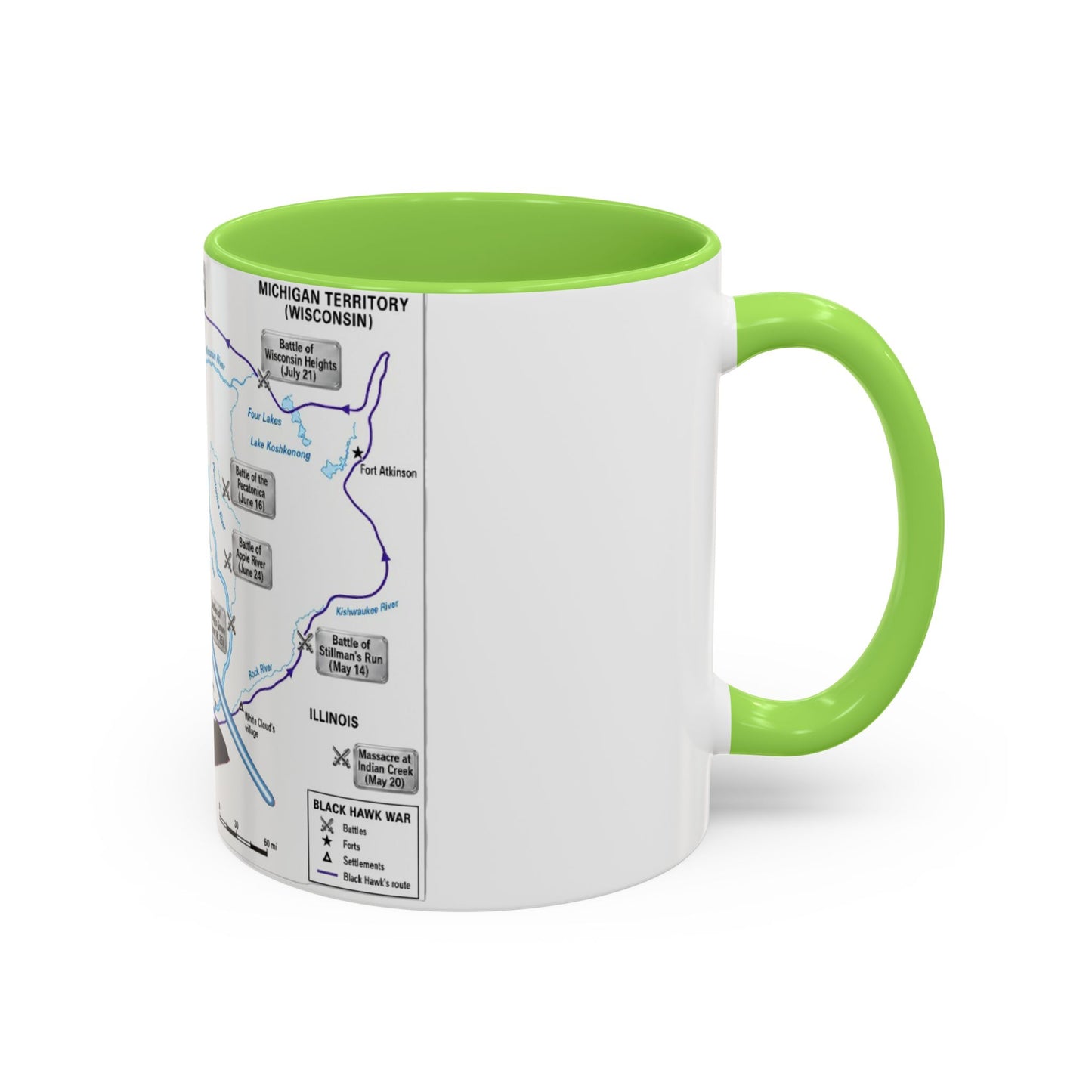 Blackhawk Map Mug — Obi-Wan Kenobi Illustrated Coffee Cup (11oz/15oz)