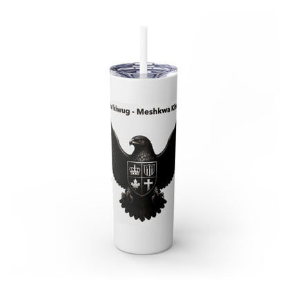 Sac Fox Skinny Tumbler with Straw, 20oz