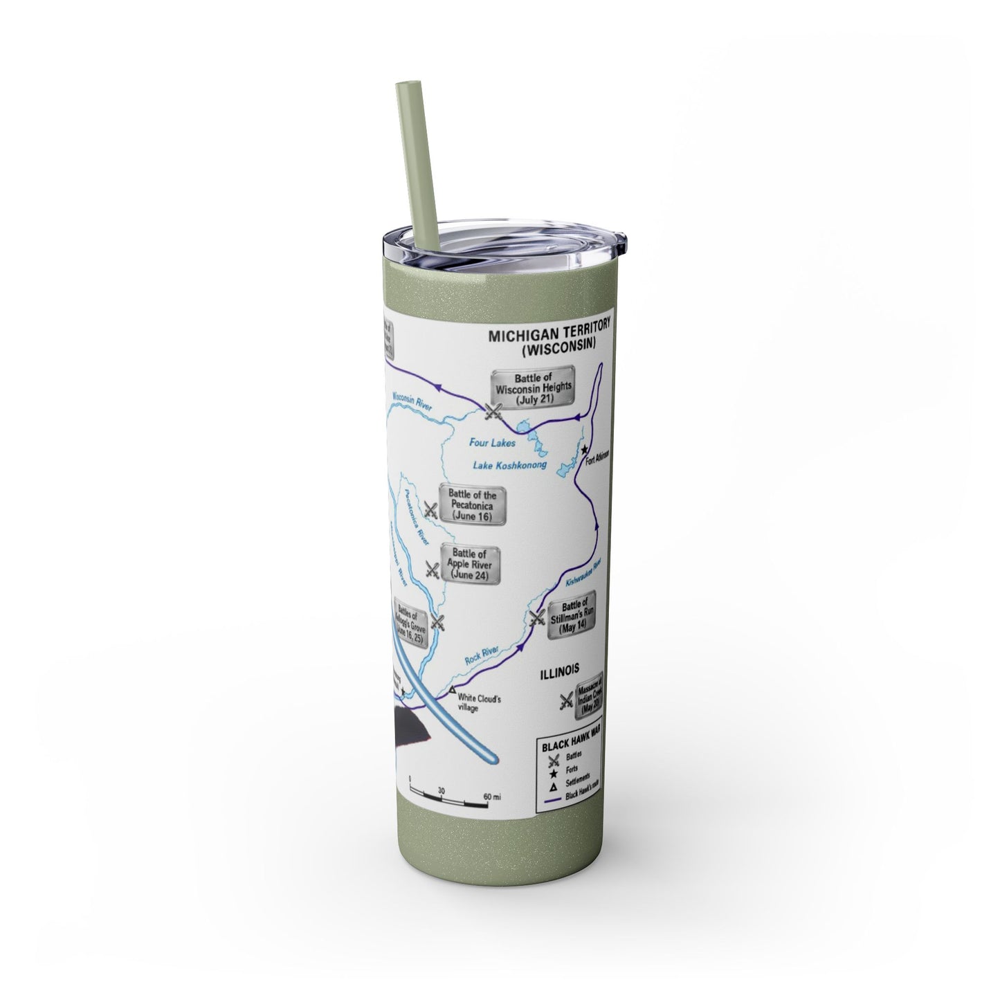 Blackhawk Skinny Tumbler 20oz – "BlackHawk could teach Yoda" Design