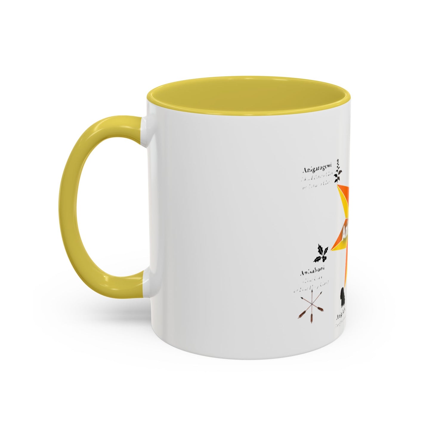 Aniyunwiya Star Map Coffee Mug — Native Seneca/Onondaga Language Names