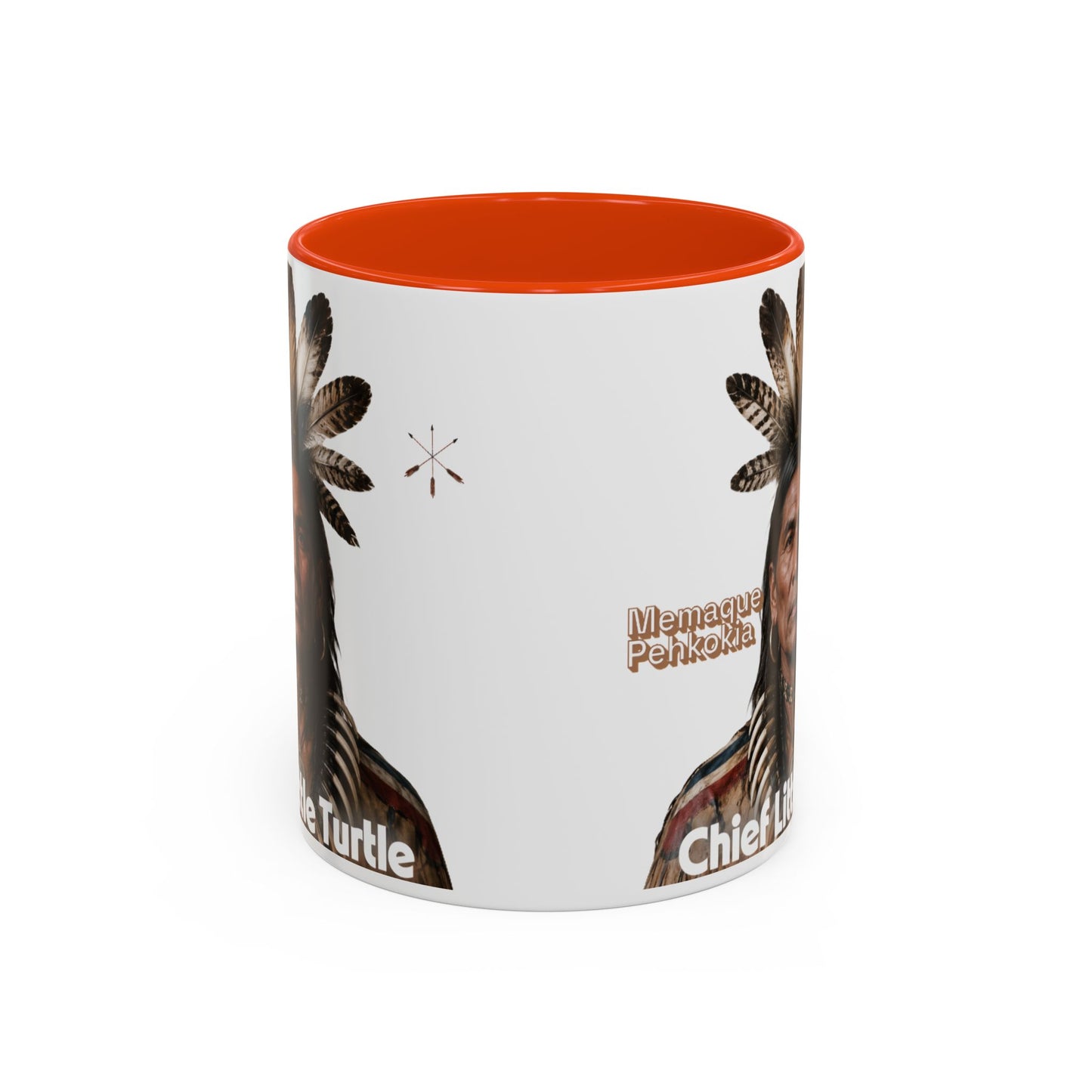 Miami Ceramic Mug — 'Chief Little Turtle' Native Warrior Portrait (11oz & 15oz)