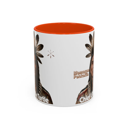 Miami Ceramic Mug — 'Chief Little Turtle' Native Warrior Portrait (11oz & 15oz)