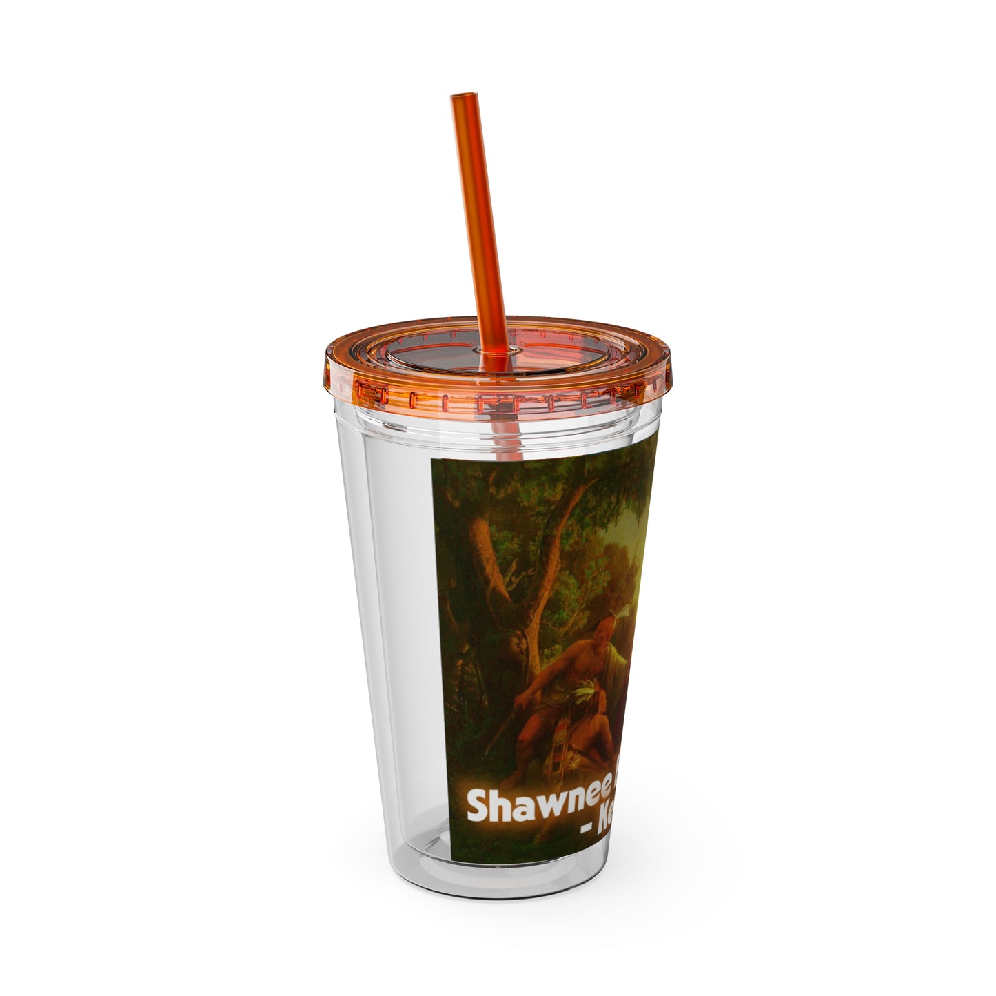 Shawnee N Sunsplash Tumbler with Straw, 16oz