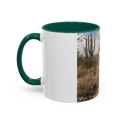 Ft. Sill Apache Desert Scene Coffee Mug — 'N'de' Southwest Landscape 11/15oz