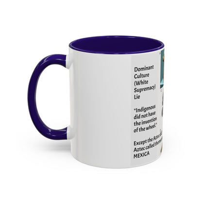 Aztec Artifact Photos Collage Coffee Mug (11oz/15oz)