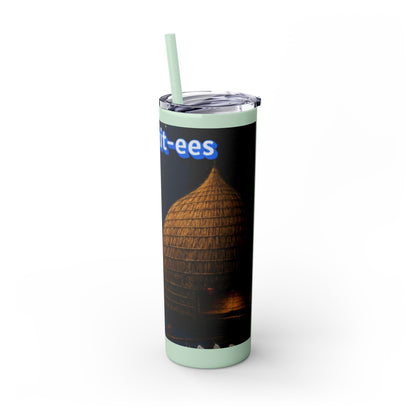 Wichita Skinny Tumbler with Straw, 20oz