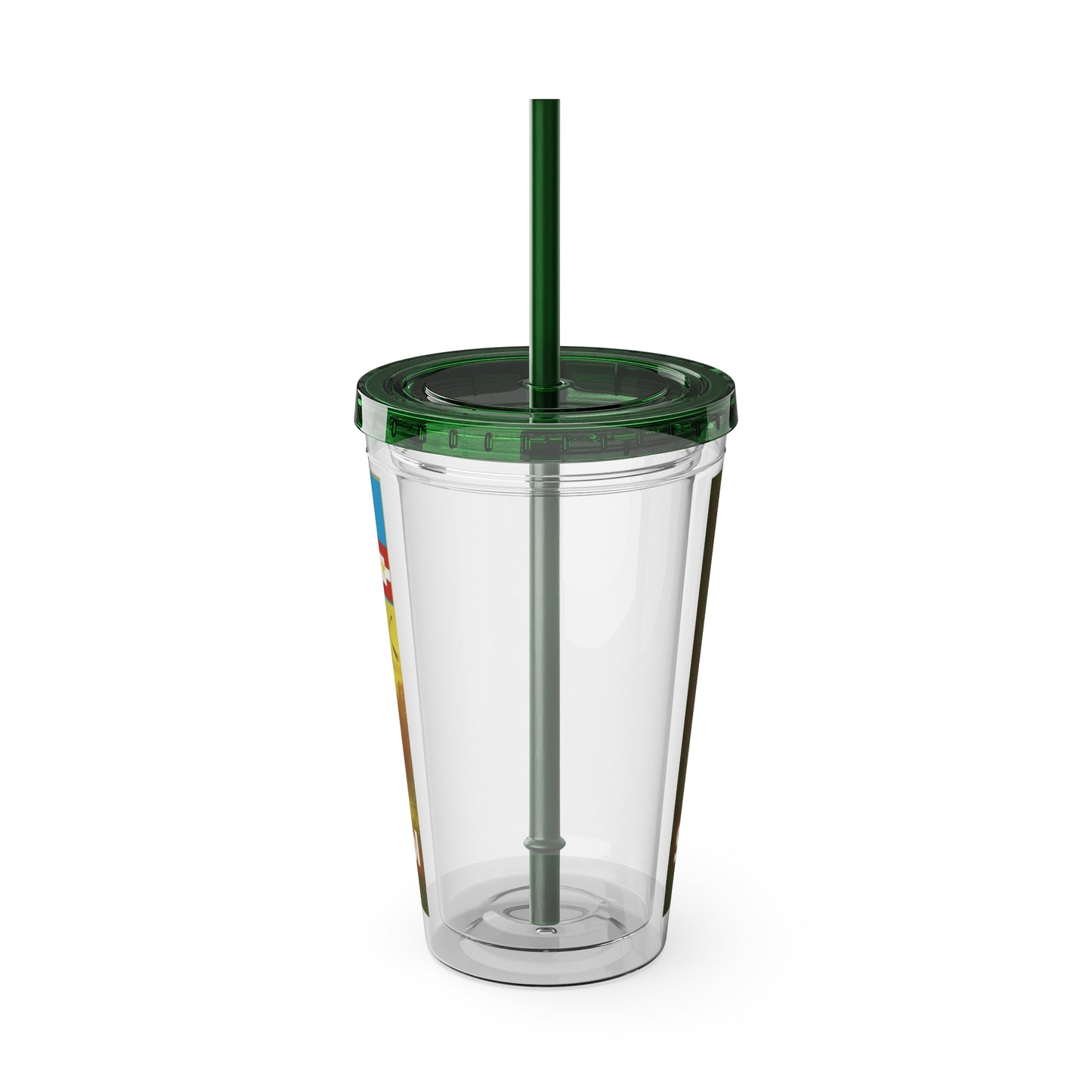 Shawnee N Sunsplash Tumbler with Straw, 16oz