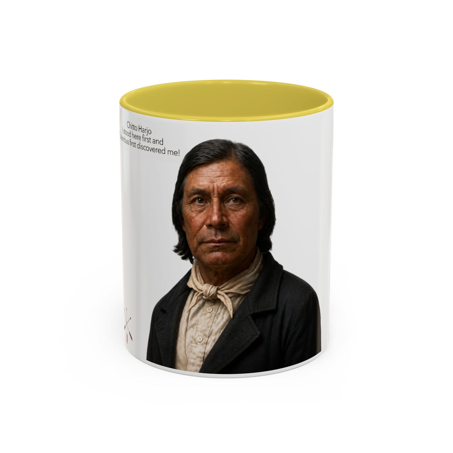 Chitto Harjo Portrait Mug — Historical Native American Portrait Coffee Mug (11oz, 15oz)