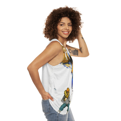 Arctic Walrus Art Tank Top — Vintage Inuit Exploration Graphic
