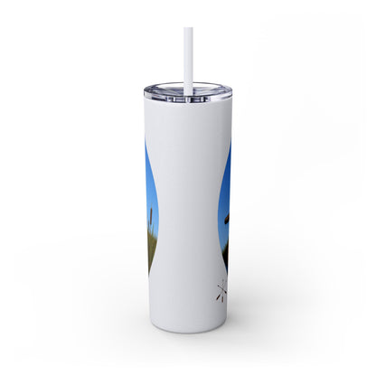 Ottawa Adawe Canoe Skinny Tumbler — 20oz Insulated Travel Cup with Straw