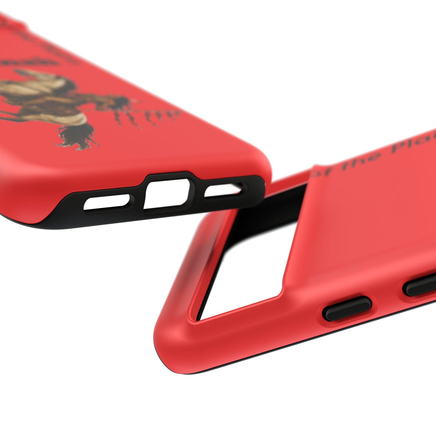 Comanche Numunah Horse Phone Case — 'Lords of the Plains' Red Protective Case