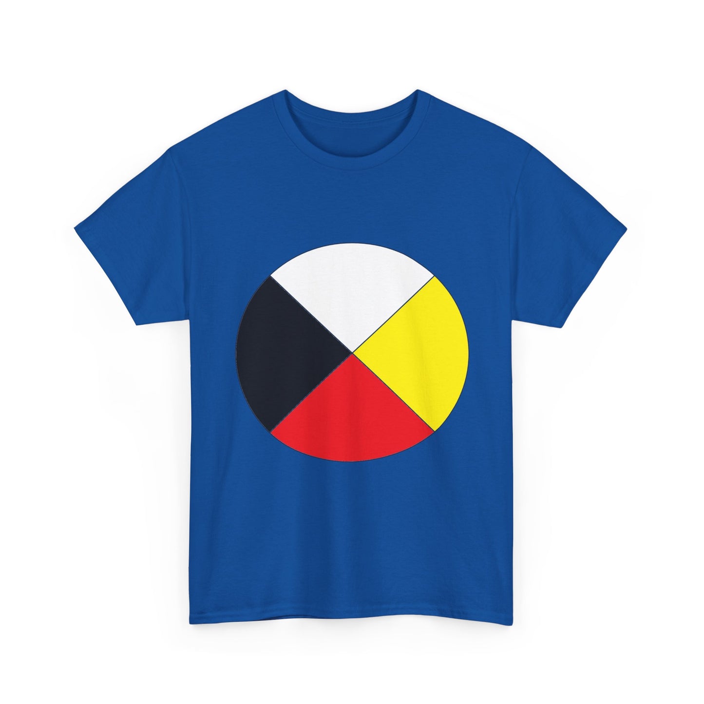 Native Medicine Wheel Tee — Four Directions Circle Design T-Shirt
