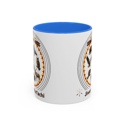 Otoe Missouria Native Animal Circle Mug – 'Jiwere-Nut'achi' Illustrated Coffee Cup (11oz/15oz)