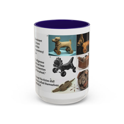 Aztec Artifact Photos Collage Coffee Mug (11oz/15oz)