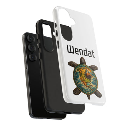 Wyandotte Wendat Turtle Phone Case — Indigenous Turtle Shield Design