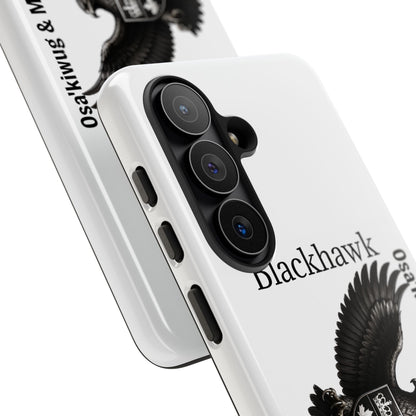 Sac&Fox Phone Case — 'Blackhawk' Raven Crest Protective Tough Case