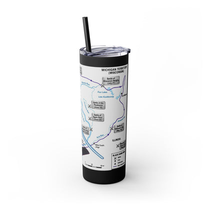 Blackhawk Skinny Tumbler 20oz – "BlackHawk could teach Yoda" Design