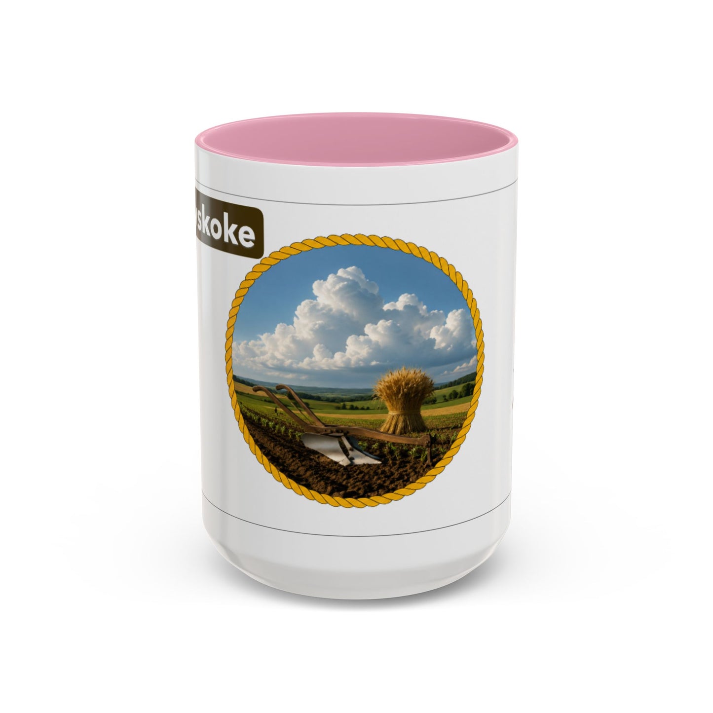 Muscogee Scenic Harvest Coffee Mug – Rustic Countryside Landscape 11oz/15oz