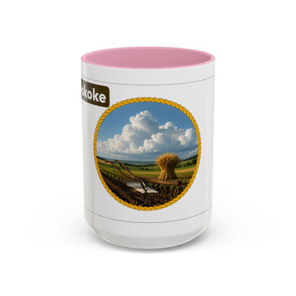 Muscogee Scenic Harvest Coffee Mug – Rustic Countryside Landscape 11oz/15oz