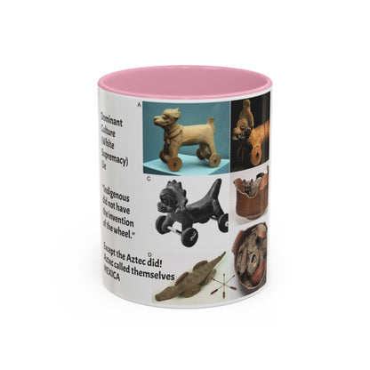 Aztec Artifact Photos Collage Coffee Mug (11oz/15oz)