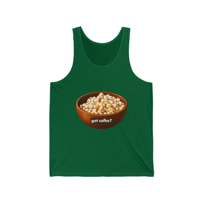 Got Safke Tank Top — "got s afke?" Funny Snack Lover Graphic Tank