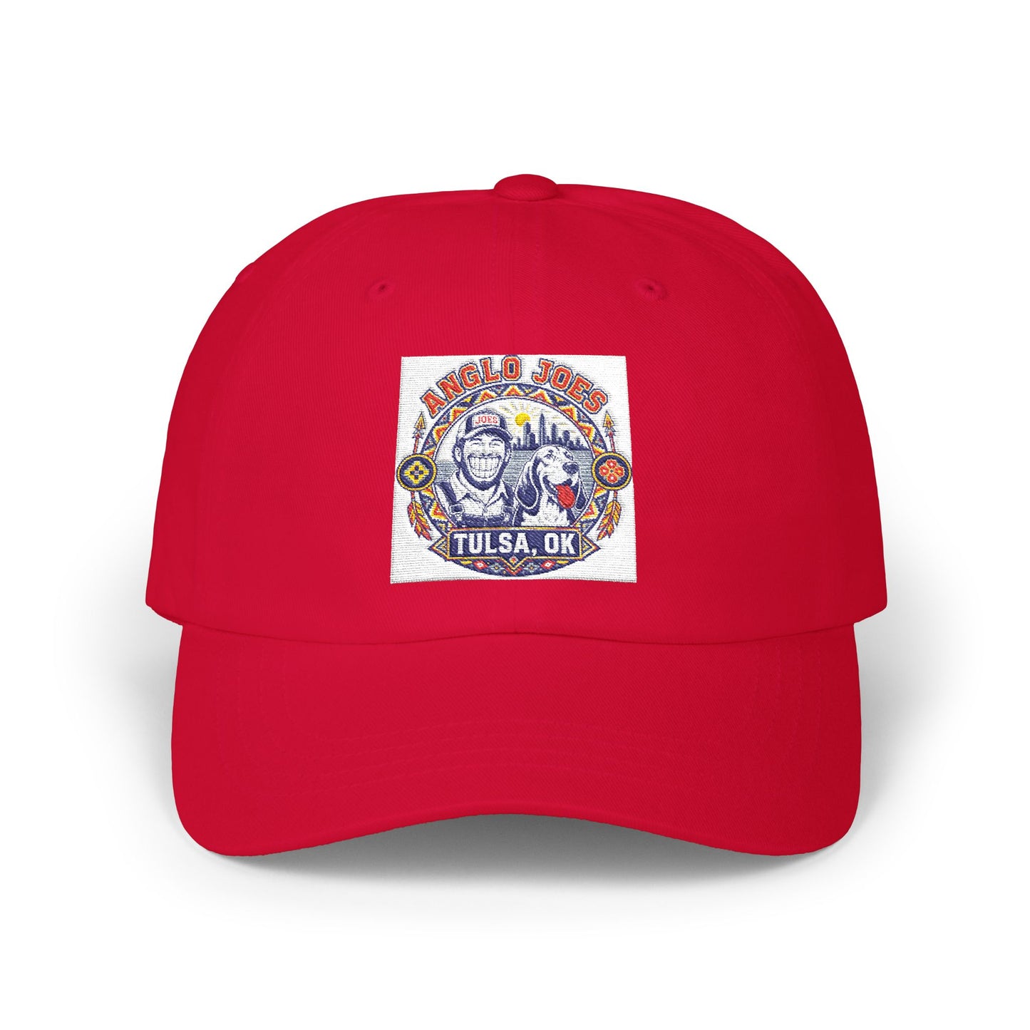 Tulsa OK Vintage Bison Patch Dad Cap