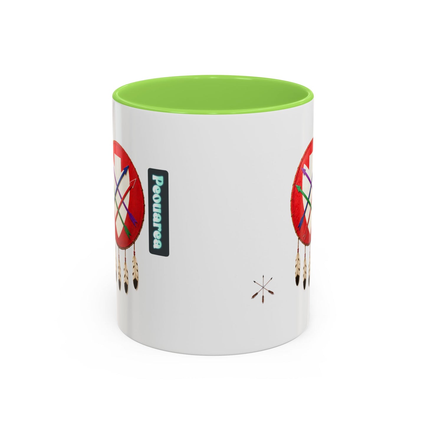 Peoria Powawera Dreamcatcher Coffee Mug — Colorful 11oz & 15oz Ceramic