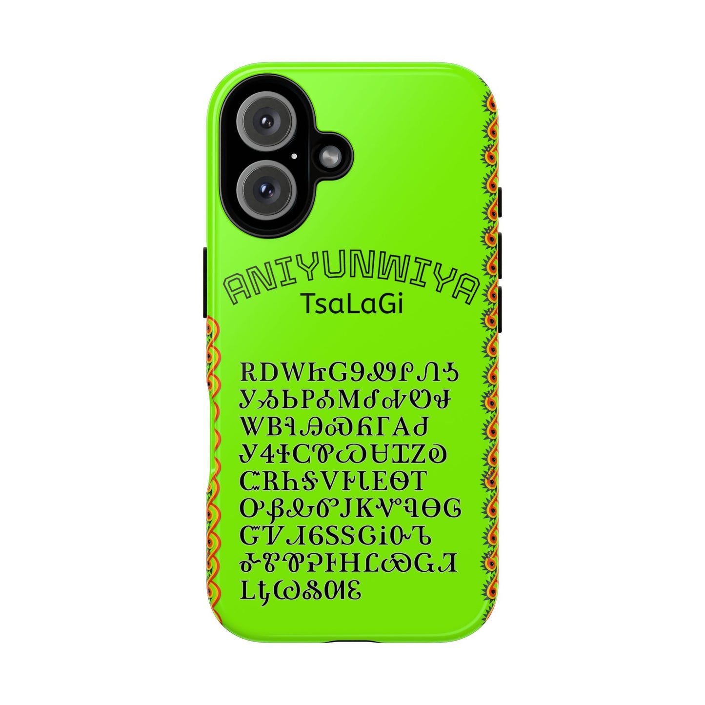 Cherokee Phone Case — Anityuniwya TsaLaGi Star Design (Protective Tough Case)