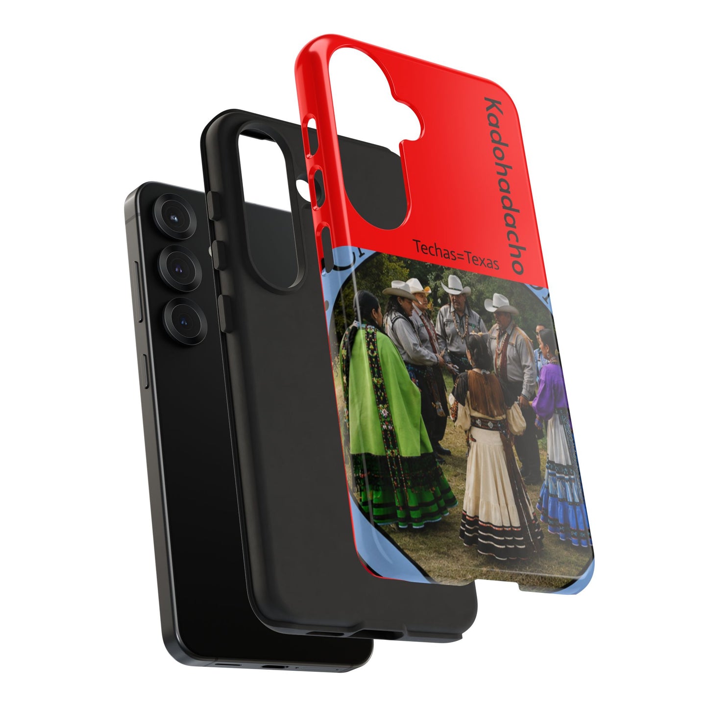 Caddo Phone Case – Native Dancers Photo Design (Kaddhadachto)