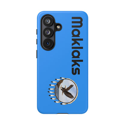 Modoc Blue 'Maklaks' Tough Phone Case with Eagle Drum Design