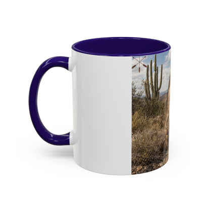 Ft. Sill Apache Desert Scene Coffee Mug — 'N'de' Southwest Landscape 11/15oz